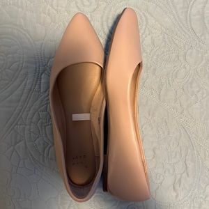 A New Day nude pointed flats. Size 9.5.